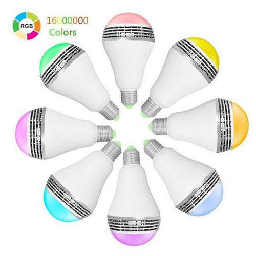 Creative Home LEDProduct information:


 Input voltage: 85-265 (V)


 Luminous flux: 600 (lm)
 
 Beam angle: 180 (degrees)
 
 Color rendering index: 85
 
 Power factor: 0.8
 
 Lamp bARBA GlobalHome TechCreative Home LED Smart Bluetooth Speaker E27 Bulb LightHomeTech Hub