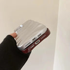 RuffleWave Satin iPhone Case