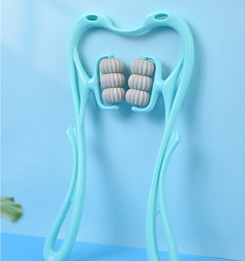 6-Roller Cervical MassagerExperience natural, therapist-like relief with our upgraded 6-Roller Cervical Neck Massager, designed to soothe sore muscles, release stiffness, and improve circulatHomeTechHubHealth & WellnessMultifunctional Manual Six-wheel Neck Massager Massage Relieve Roller HomeTech Hub