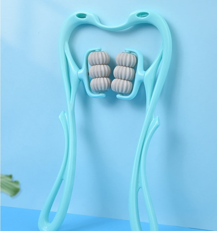 6-Roller Cervical MassagerExperience natural, therapist-like relief with our upgraded 6-Roller Cervical Neck Massager, designed to soothe sore muscles, release stiffness, and improve circulatHomeTechHubHealth & WellnessMultifunctional Manual Six-wheel Neck Massager Massage Relieve Roller HomeTech Hub